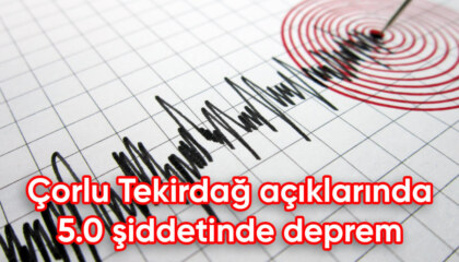 5 şiddetindeki tekirdağ depremi
